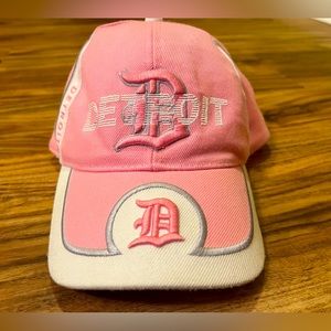 Pink Detroit Baseball Cap